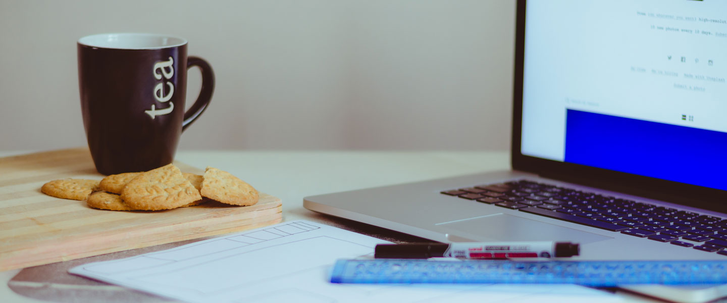Teacup and computer for FarOffice Limited