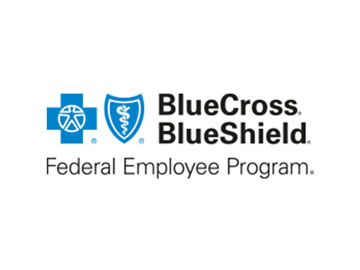 Blue Shield.Blue Cross. Federal Employee Program logo.